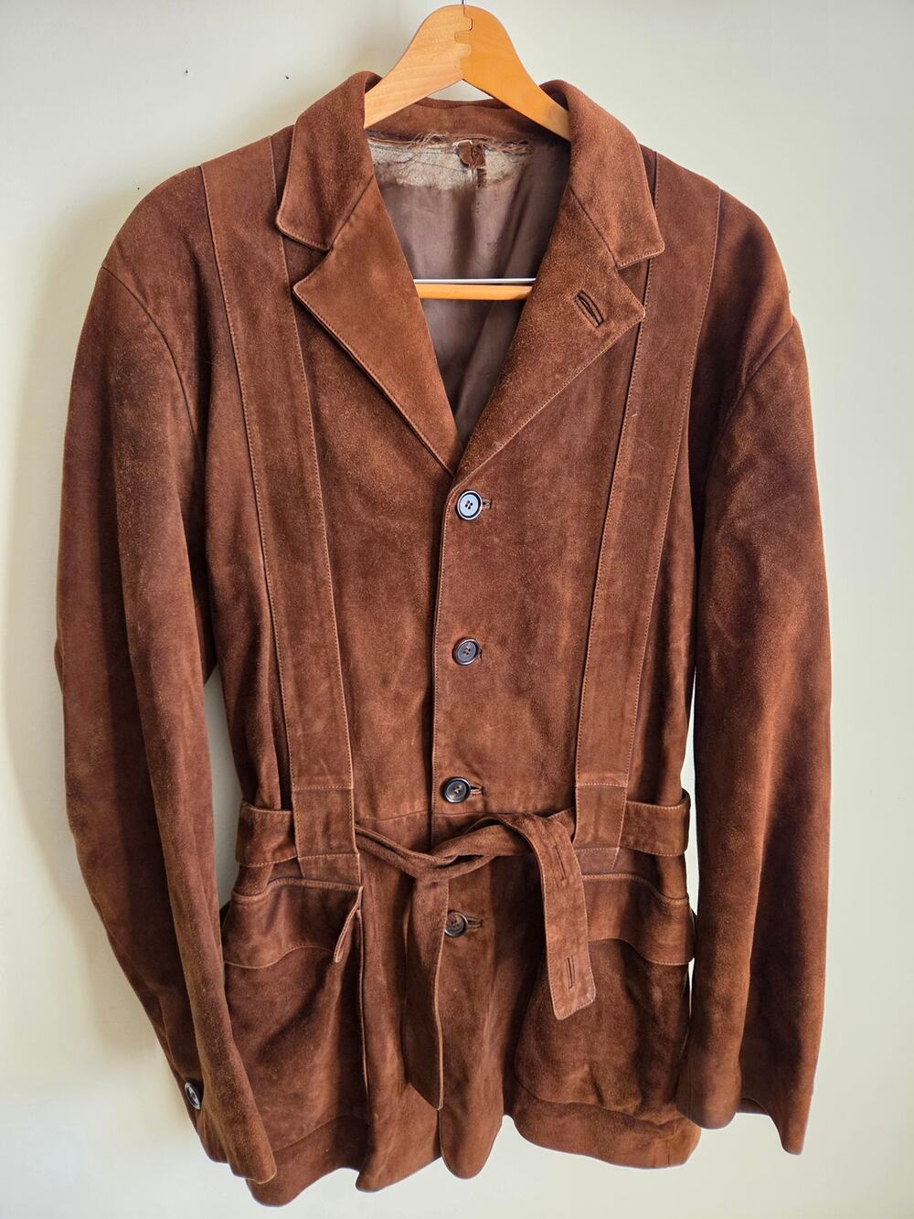 Ralph Lauren Purple Label Brown Suede Jacket